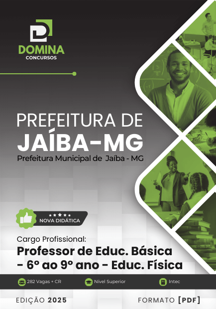 Apostila Professor de Educação Física Jaíba MG 2025