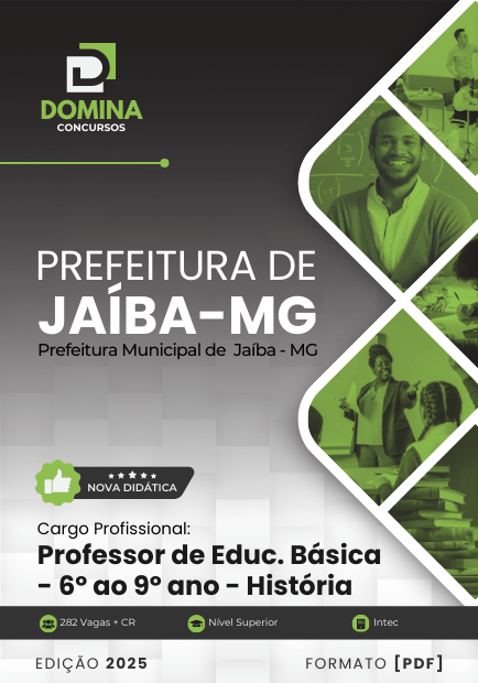 Apostila Professor de História Jaíba MG 2025