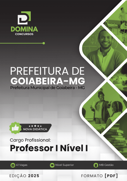 Apostila Professor I Prefeitura Goiabeira MG 2025