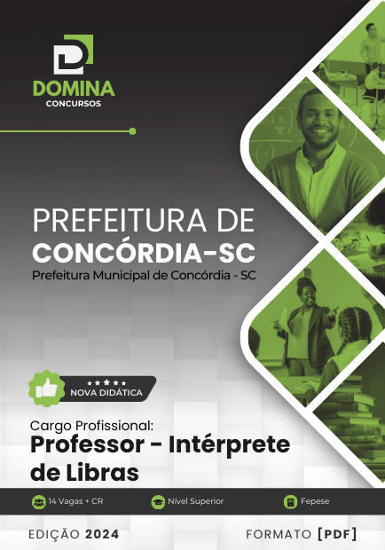 Apostila Professor Intérprete de LIBRAS Concórdia SC 2024