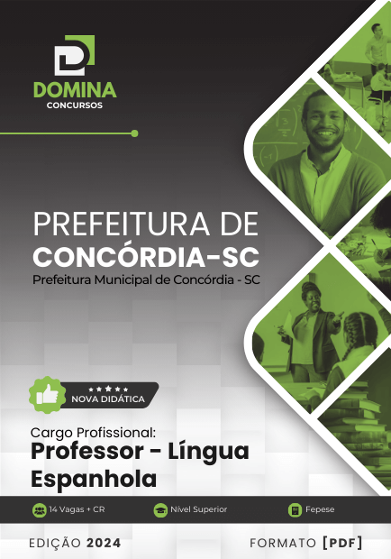 Apostila Professor de Espanhol Concórdia SC 2024