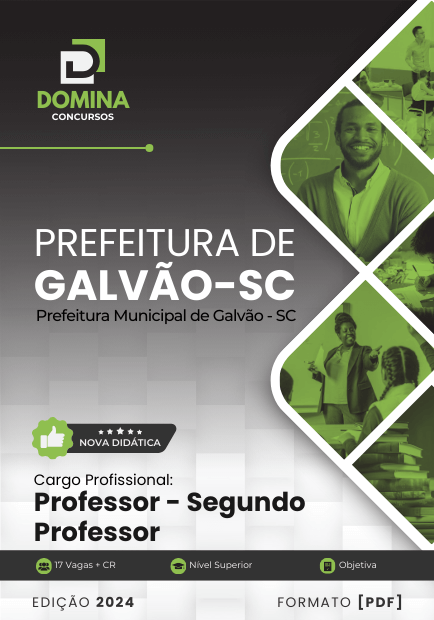 Apostila Segundo Professor Prefeitura de Galvão SC 2025