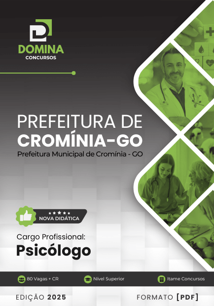 Apostila Psicólogo Cromínia GO 2025