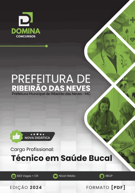 Apostila Técnico em Saúde Bucal Ribeirão das Neves MG 2025