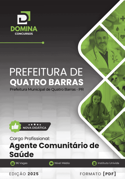 Apostila Agente Comunitário de Saúde Quatro Barras PR 2025