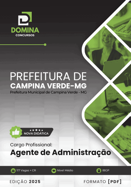 Apostila Agente de Administração Campina Verde MG 2025