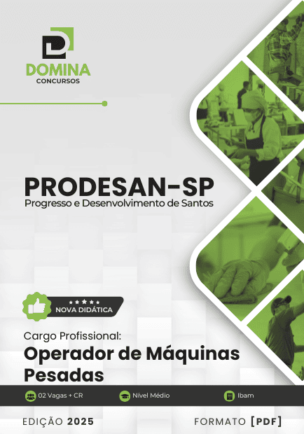 Apostila Operador de Máquinas Pesadas Prodesan SP 2025