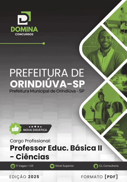 Apostila Professor Ciências Orindiúva SP 2025