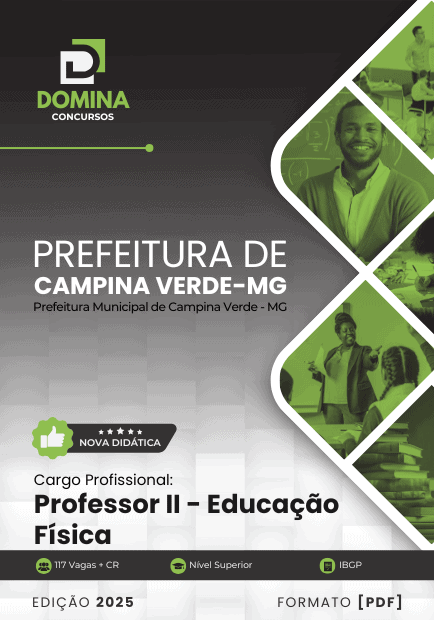 Apostila Professor de Educação Física Campina Verde MG 2025