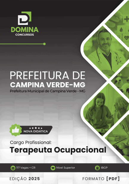 Apostila Terapeuta Ocupacional Campina Verde MG 2025