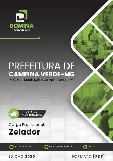 Apostila Zelador Campina Verde MG 2025