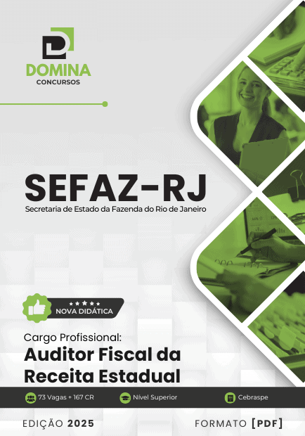 Apostila Auditor Fiscal da Receita Estadual SEFAZ RJ 2025
