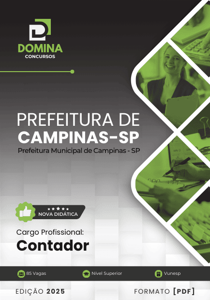Apostila Contador Campinas SP 2025