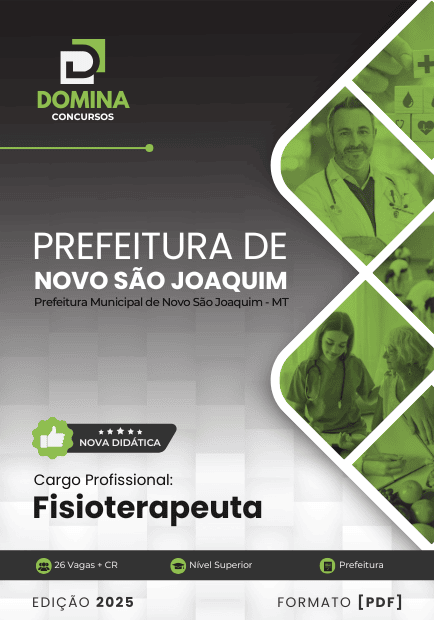 Apostila Fisioterapeuta Novo São Joaquim MT 2025