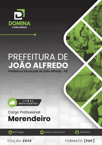 Apostila Merendeiro João Alfredo PE 2025