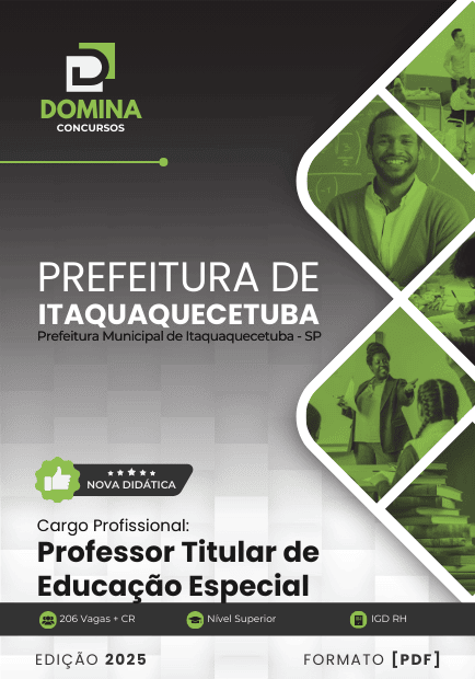 Apostila Professor Educação Especial Itaquaquecetuba SP 2025