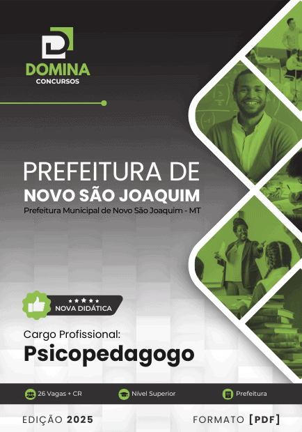 Apostila Psicopedagogo Novo São Joaquim MT 2025