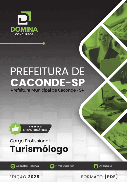 Apostila Turismólogo Caconde SP 2025