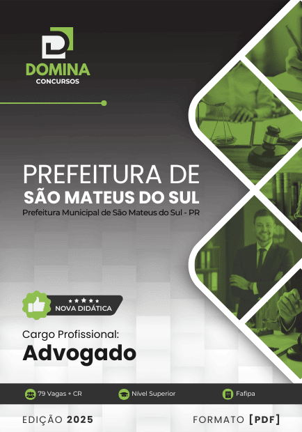 Apostila Advogado São Mateus do Sul PR 2025