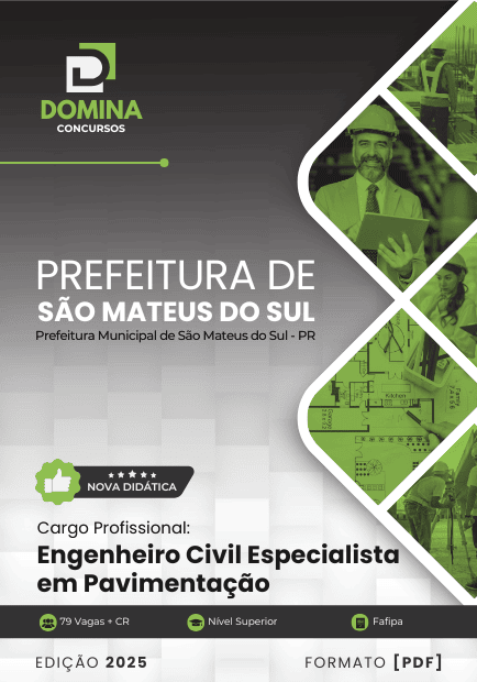 Apostila Engenheiro Civil São Mateus do Sul PR 2025