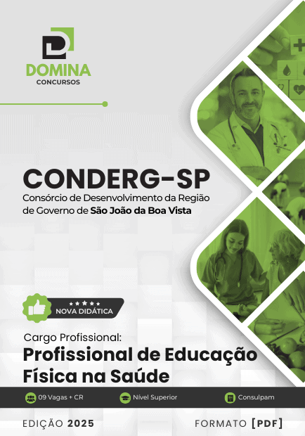 Apostila Profissional de Educação Física CONDERG SP 2025