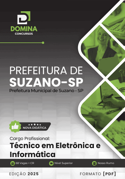 Apostila Técnico em Eletrônica e Informática Suzano SP 2025