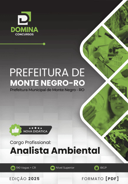Apostila Analista Ambiental Monte Negro RO 2025