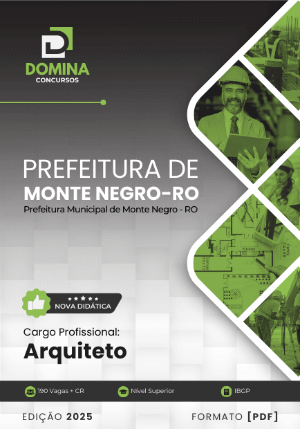 Apostila Arquiteto Monte Negro RO 2025