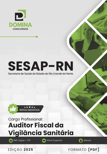 Apostila Auditor Fiscal da Vigilância Sanitária SESAP RN 2025