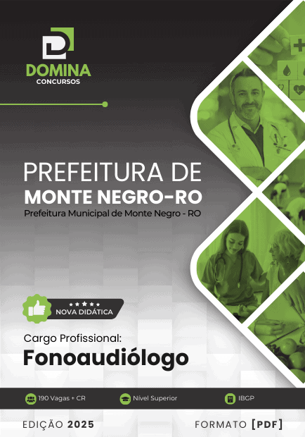 Apostila Fonoaudiólogo Monte Negro RO 2025