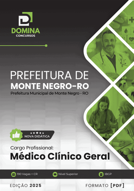 Apostila Médico Clínico Geral Monte Negro RO 2025