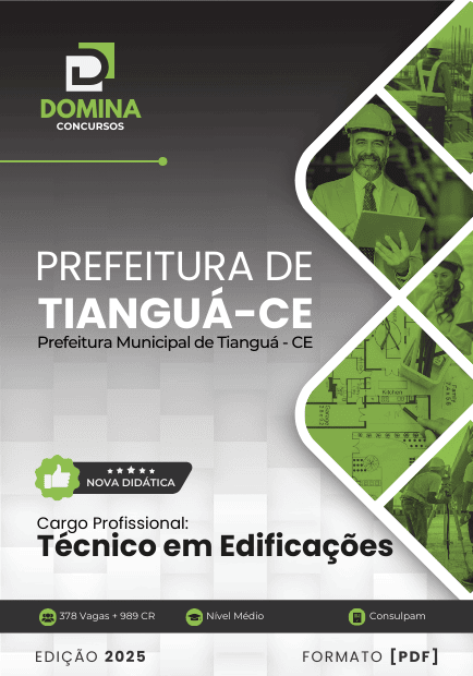 Apostila Técnico de Edificações Tianguá CE 2025