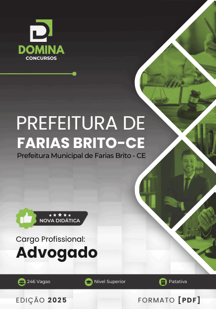 Apostila Advogado Farias Brito CE 2025
