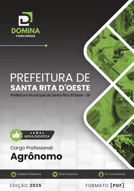 Apostila Agrônomo Santa Rita D'Oeste SP 2025