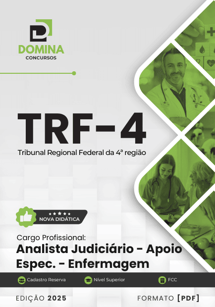 Apostila Analista Judiciário Enfermagem TRF 4 2025