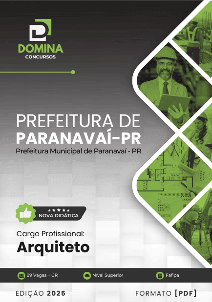 Apostila Arquiteto Paranavaí PR 2025
