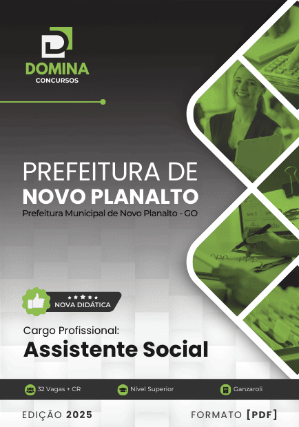 Apostila Assistente Social Novo Planalto GO 2025