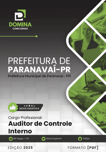Apostila Auditor de Controle Interno Paranavaí PR 2025