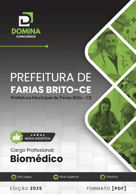 Apostila Biomédico Farias Brito CE 2025