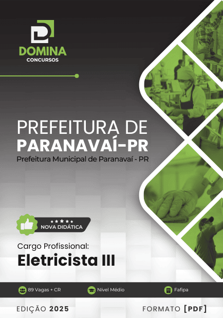 Apostila Eletricista Paranavaí PR 2025