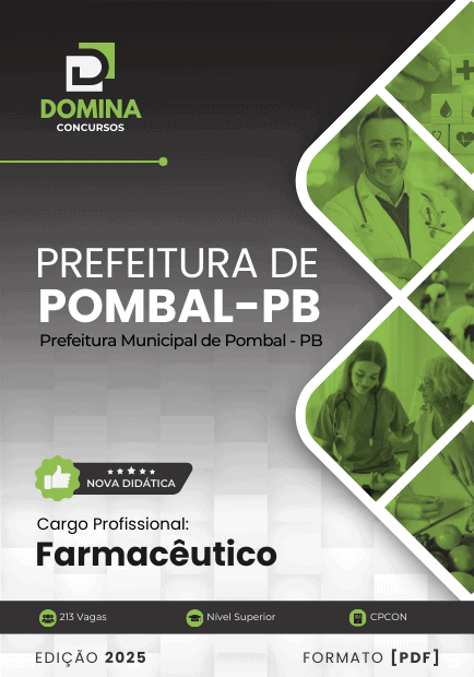 Apostila Farmacêutico Pombal PB 2025