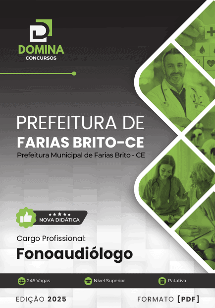 Apostila Fonoaudiólogo Farias Brito CE 2025