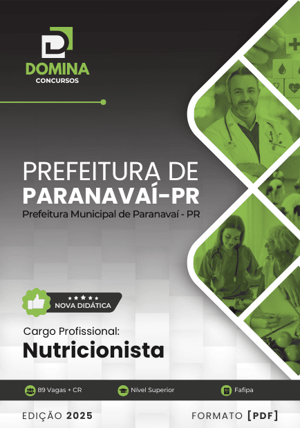 Apostila Nutricionista Paranavaí PR 2025