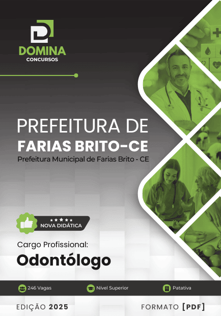 Apostila Odontólogo Farias Brito CE 2025
