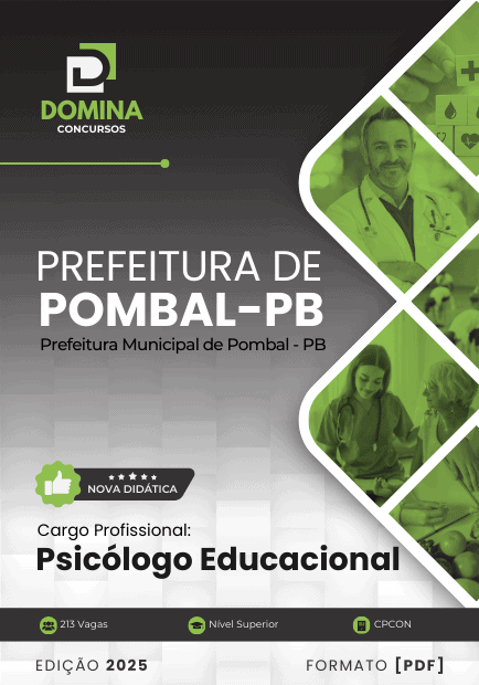 Apostila Psicólogo Educacional Pombal PB 2025