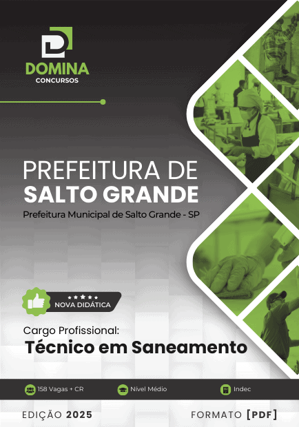 Apostila Técnico em Saneamento Salto Grande SP 2025