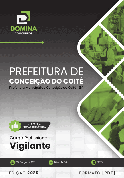 Apostila Vigilante Conceição do Coité BA 2025