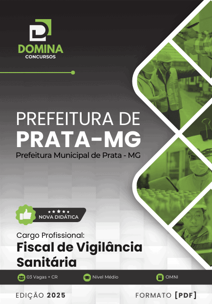 Apostila Fiscal de Vigilância Sanitária Prata MG 2025