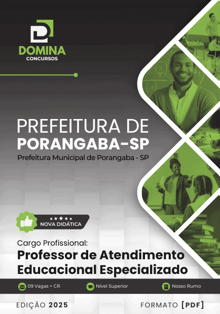 Apostila Professor Atendimento Educacional Especializado Porangaba SP 2025