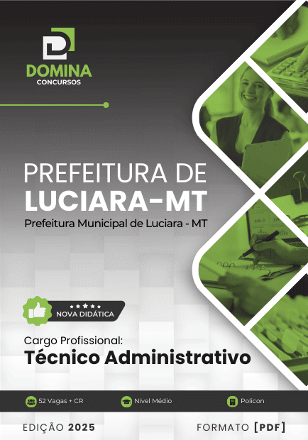 Apostila Técnico Administrativo Luciara MT 2025